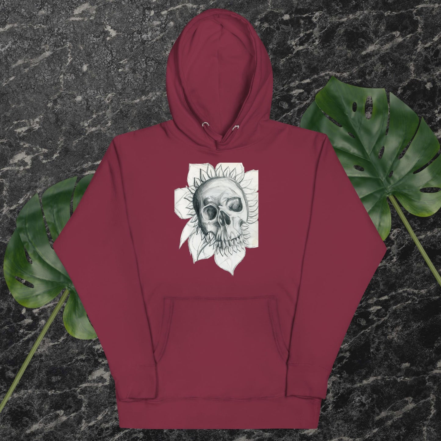 Skull Flower Unisex Hoodie