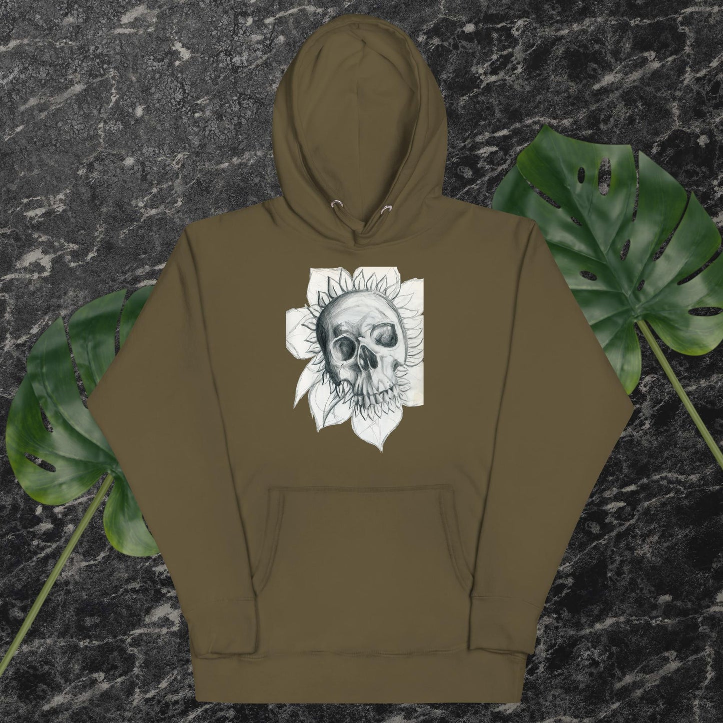 Skull Flower Unisex Hoodie